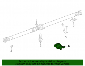 Honda CRV 20-22 hybrid driveshaft bracket