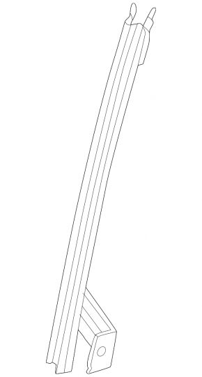 Rear window guide for the front right door of Nissan Murano 25-26