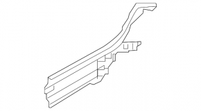 Rear right door lock bracket for Hyundai Tucson 16-21