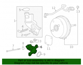 GMC Terrain 18- Brake Master Cylinder