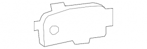 Right arch trim plug Kia Optima 16-20