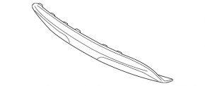 Hyundai Sonata 13-14 rear bumper lip