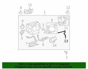 Heater Air Temperature Sensor RX300 RX330 RX350 RX400h 04-09