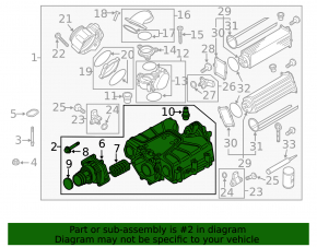 Compressor naked Porsche Cayenne 958 11-17 Hybrid