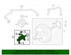 Porsche Cayenne 958 11-17 Brake Master Cylinder with Reservoir and Cap
