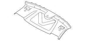 TV cover Porsche Macan 15-18 3.0T, 3.6T