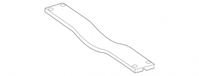 Rear center underbody strut Mercedes W167 GLE 350 450 20-23