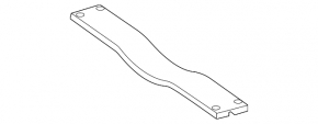 Rear center underbody strut Mercedes W167 GLE 350 450 20-23