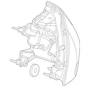 Light outer wing right Mercedes W167 GLE 350 450 20-23