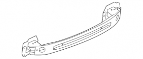 Rear Bumper Reinforcement Ford Fiesta 11-19 5d