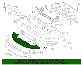 Front bumper protection Ford Focus mk3 15-18 rest, scratch