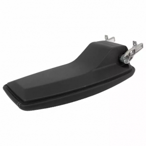 Console central armrest Ford Mustang Mach-E 21-23 leather black with gray stitching, scuffs