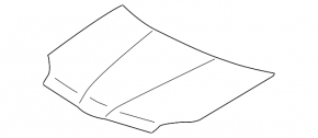 Naked hood Mitsubishi Galant 04-12