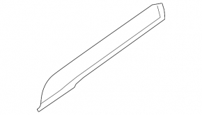 Front pillar trim upper right Jaguar F-Pace X761 17- beige