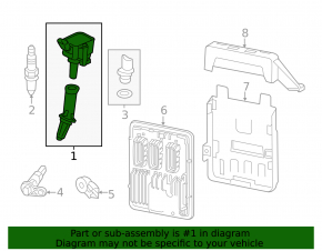 Chevrolet Volt 16-19 ignition coil