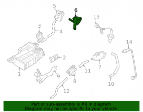 Fuel Canister Filter Bracket Nissan Rogue 21-23