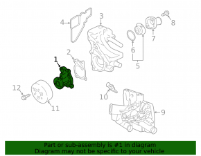 Nissan Kicks 18-25 1.6 Water Pump