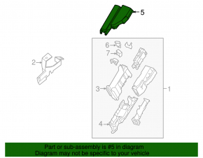 Nissan Altima 13-18 Front Fuse Box Cover Underhood
