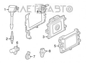 ECU bracket Honda Civic X FC 16-21 without housing