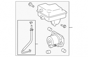Lexus LX570 08-21 air suspension compressor