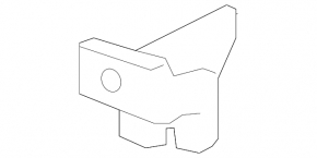 Door hinge upper rear right BMW i3 14-20