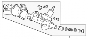 Steering rack Acura TLX 15- 3.5