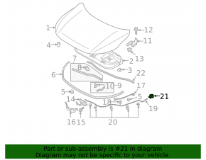 Mitsubishi Eclipse Cross 18-24 Interior Hood Release Handle