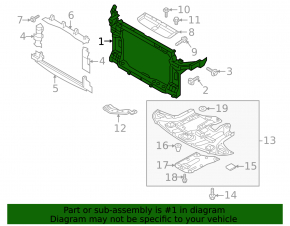 TV panel radiator Hyundai Tucson 16-21