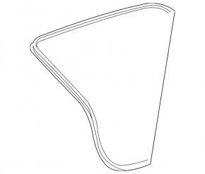 Rubber seal for the trunk door Toyota Prius 20 04-09