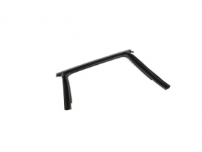 Upper rear right door molding Jeep Compass 17-22 gray with glass seal