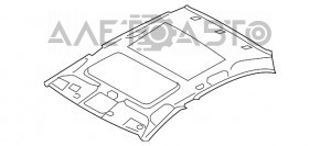 Infiniti G25 G35 G37 4d 06-09 roof trim for sunroof