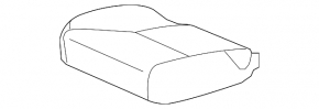 Honda Accord 13-15 passenger seat without airbag, black cloth