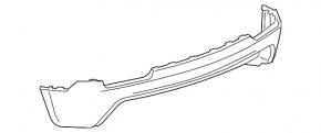 Cadillac XT4 19-23 Rear Bumper Lip
