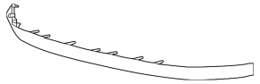 Nissan Murano 15-24 Front Bumper Lip