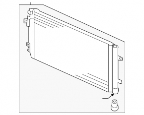 Hyundai Veloster 12-17 air conditioner condenser