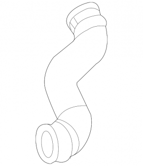 Upper auxiliary radiator cooling pipe Mercedes S-class W221 63/65 AMG 11-13