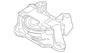 Right engine mount for Lincoln Corsair 23-25 2.0