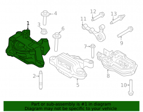Right engine mount for Lincoln Corsair 23-25 2.0