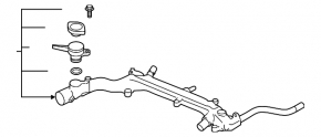 Cooling pipe metal Subaru XV Crosstrek 18-23