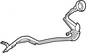 Fuel filler neck Nissan Pathfinder 13-20 hybrid