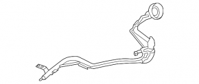 Fuel filler neck Nissan Pathfinder 13-20 hybrid