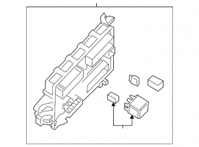 Cadillac ATS 13 Trunk Fuse Box