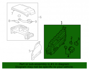 Cadillac ATS 13 Trunk Fuse Box