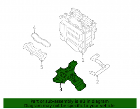 Inverter bracket Nissan Pathfinder 13-14 hybrid