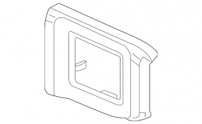 Front bumper trim for radar cruise Honda Insight 19-22