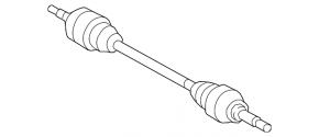Rear left half-shaft drive for Lexus LS 08-17