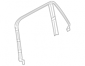 Door frame inner rear right BMW X1 F48 16-22