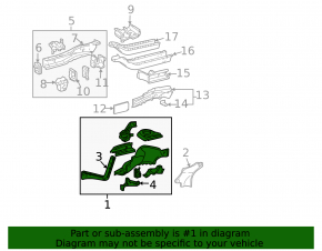 Front left quarter panel for Toyota Sienna 04-10