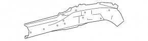 Inner part of the front right side member of a Toyota Corolla 14-19