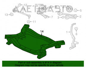 09-23 Dodge Challenger Front Subframe